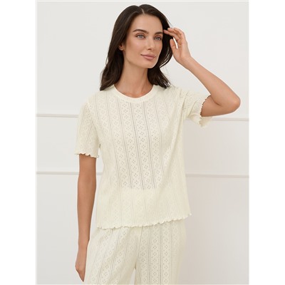 Omsa Пижама OmD 0250D POINTELLE Пижама жен. (Футболка+Брюки широкие с гульфиком), СО