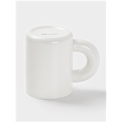 Кружка Доляна Coffee more, фарфор, 400 мл, 12.5×8×10.8 см, фарфор, белая