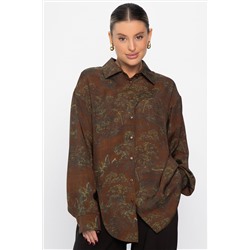 Блуза Тайна очарования (коричневая) Б14433-5М
