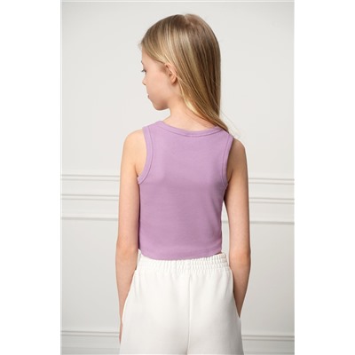 Майка-топ в рубчик для девочки Happyfox