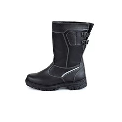 Сапоги мужские Витязь,черные,литая подошва