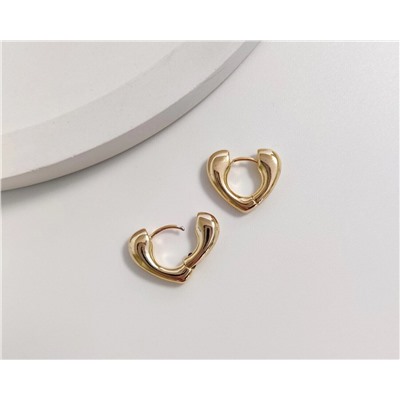 Серьги Сердечки