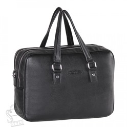 Портфель мужской кожаный 66306H black Heanbag