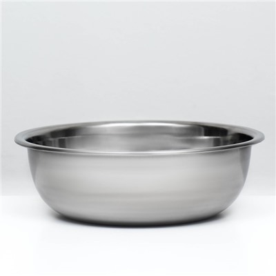 Миска, эконом, 2.4 л, 23×8 см, металл