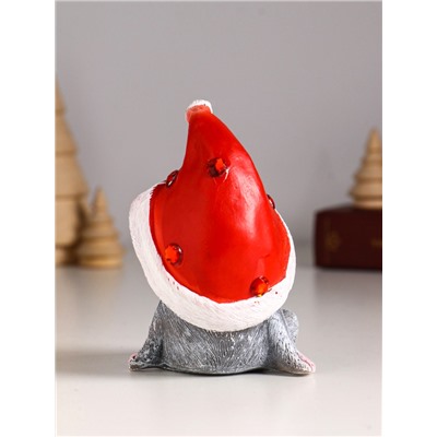 Фигурка полистоун «Мышонок новогодний», 11×7.5×8.5 см