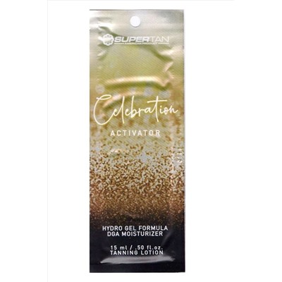 SuperTan Активатор для загара с алоэ вера и маслом абрикоса / Celebration, 15 мл KRISTALLER, 1127150