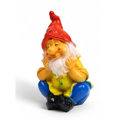 Садовая фигура из гипса «Гном спящий», 22×14×14 см