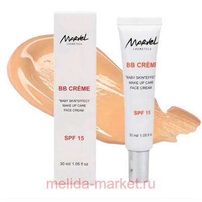 Marvel Тональный Крем ВВ тон 02 porcelain skin 30 мл