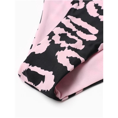 Купальник раздельный с высокой посадкой женский MIST, размер S, розовый