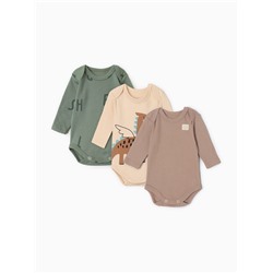 Боди детское «Крошка Я», 3 шт., рост 68-74 см