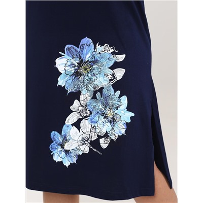 Антуриум - туника чернильный