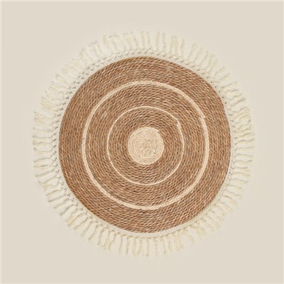 Ковёр с кисточками круглый SL Home «Паджа», d=150 см