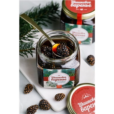 Варенье из сосновой шишки "Шишковое варенье" / стекло / 450 гр / Солнечная Сибирь