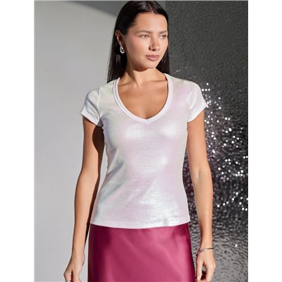 VILATTE Футболка D49.121