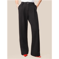 Брюки-палаццо на резинке сзади