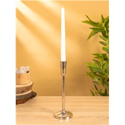 Подсвечник «Модэст», 9×9×27 см, алюминий, серебристый