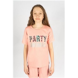 Футболка для девочки 51267 (Нежно-розовый)