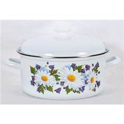 Кастрюля 2л,эмаль, Ромашковое поле С-1510АП2/4