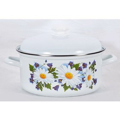 Кастрюля 2л,эмаль, Ромашковое поле С-1510АП2/4