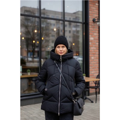 Зимняя куртка с капюшоном арт.2866