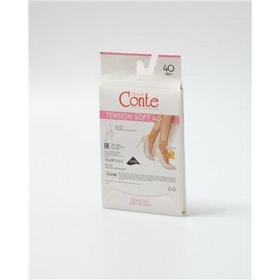 Полиамидные CONTE TENSION SOFT 40  Носки женские