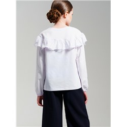 Фуфайка трикотажная для девочек (футболка с длинными рукавами)