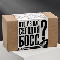 Кружки керамические парные «Кто из вас сегодня босс?», 2 шт. по 320 мл