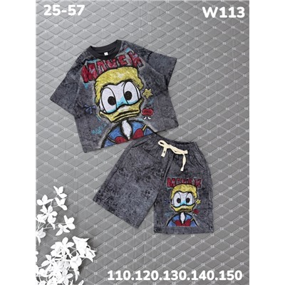 Костюм W113 серый