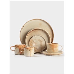 Кружка Magistro Organic brown, 200 мл, фарфор, бежевая