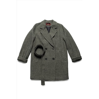 01-11142 Пальто женское демисезонное (пояс)