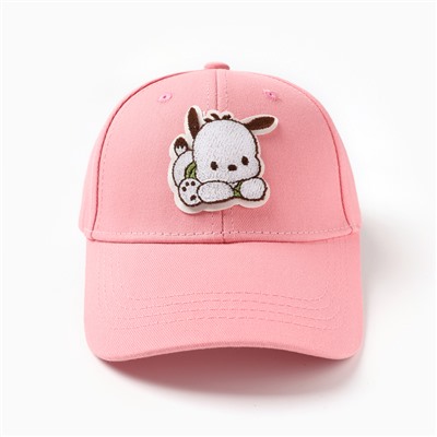 Кепка «Бейсболка» для девочки, цвет розовый, размер 52 -54