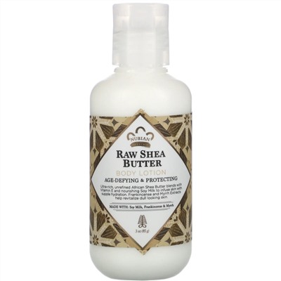 Nubian Heritage, Raw Shea Butter Body Lotion, 3 oz (85 g)