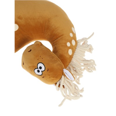 Мягкая игрушка - подушка «Конь Даниэль», рыжий, 40 см