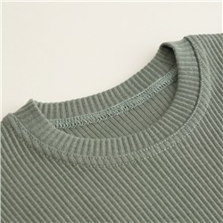 Пижама детская SL HOME, размер 28 (86-92 см), оливковая