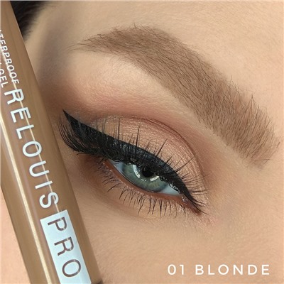 Гель для бровей водостойкий оттеночный PRO Waterproof Color Brow Gel тон 01 Blonde