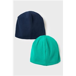 Шапка трикотажная для мальчиков, 2 шт в комплекте PLAYTODAY, 1239611