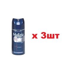 Malizia Дезодорант спрей Sport No Alcohol 150мл муж 3шт