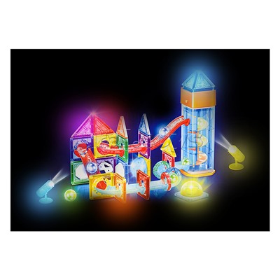 Конструктор магнитный "Орбитальные шарики" (69 дет.)