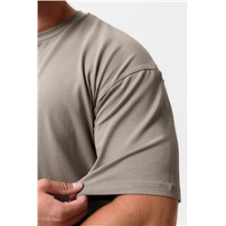 Футболка оверсайз мужская 14414 (Серо-бежевый)