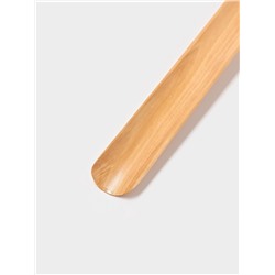 Ложка для обуви с магнитным держателем, дерево лотос, 55×4.1×1 см