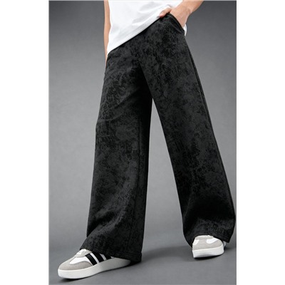 Брюки палаццо из футера для девочки Happyfox