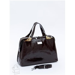 Сумка женская кожаная 9613-1S coffee Velina Fabbaino-Safenta