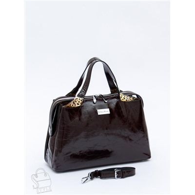 Сумка женская кожаная 9613-1S coffee Velina Fabbaino-Safenta