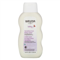 Weleda, детский лосьон для чувствительной кожи тела, экстракт белой мальвы, 200 мл (6,8 жидк. унции)