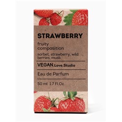 Парфюмерная вода женская Vegan Love Studio Strawberry, 50 мл (аромат земляники)
