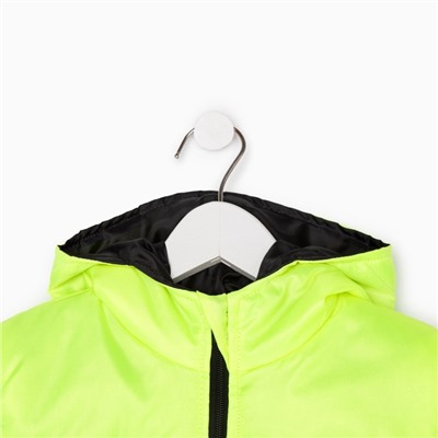 Жилетка с капюшоном детская, цвет салатовый, рост 92-98 см