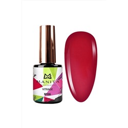 Manita Professional Гель-лак для ногтей c эффектом витража / Vitrage №06, бордовый, 10 мл KRISTALLER, 1112812