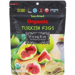 Nature's Wild Organic, Высушенный на солнце органический турецкий инжир, 6 унц. (170 г)