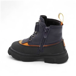 Ботинки демисезонные 5921-3В черно синие