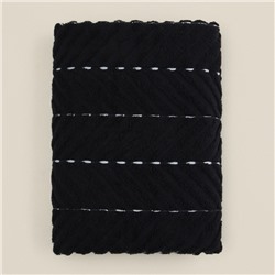 Коврик махровый SL HOME: Lines "Дарк Маре" 50х70 см, 100% хлопок, 750 г/м2
